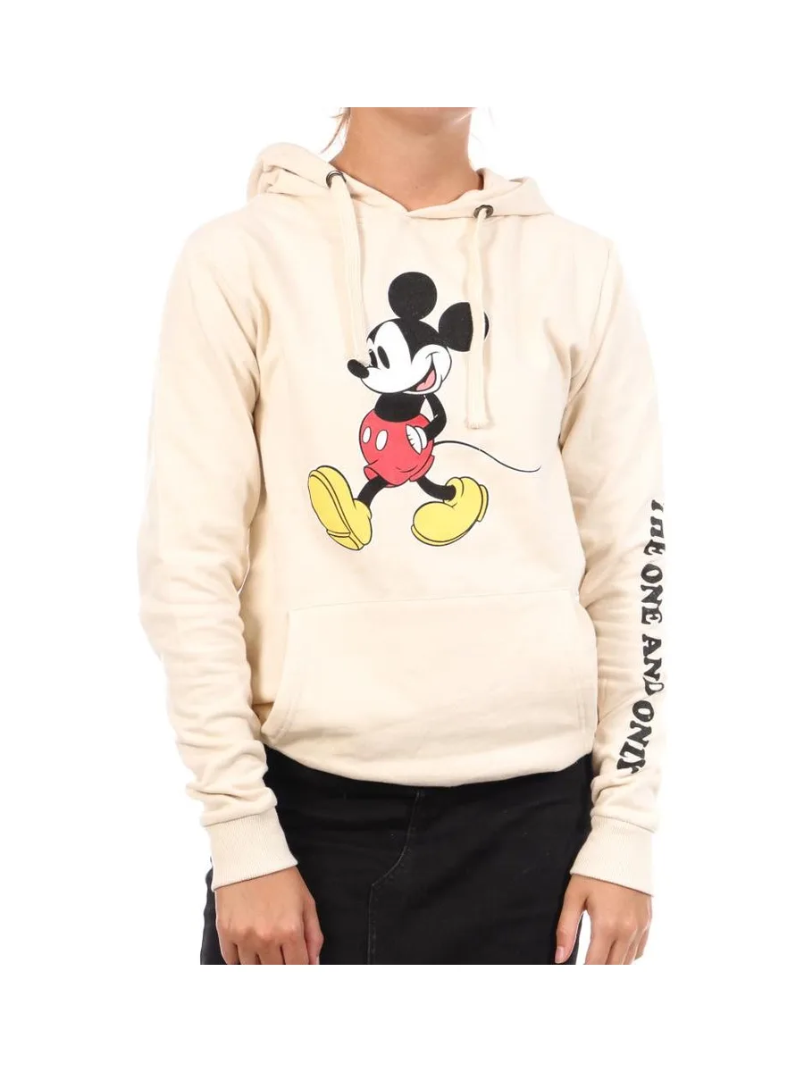 Sweat à Capuche Beige Disney Mickey One & Only 2