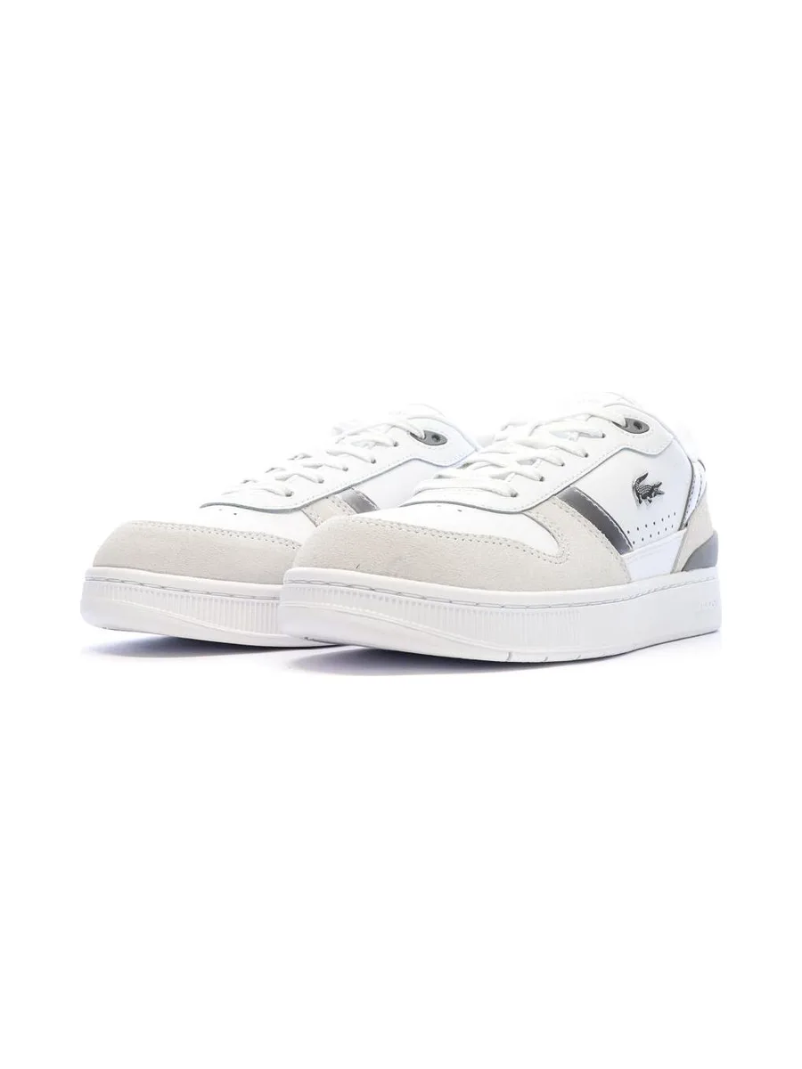 Basket Blanc/Gris Femme Lacoste T-clip Set 224 7