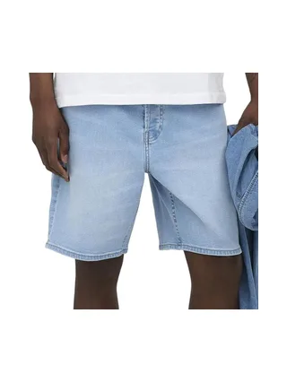 Short en Jean Bleu Homme Only & Sons Onsfade Stretch 1