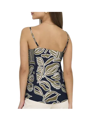 Top Marine/Kaki Femme JDY Troya 2