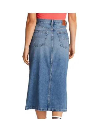 Jupe Longue Bleu Femme Tommy Hilfiger Claire 2