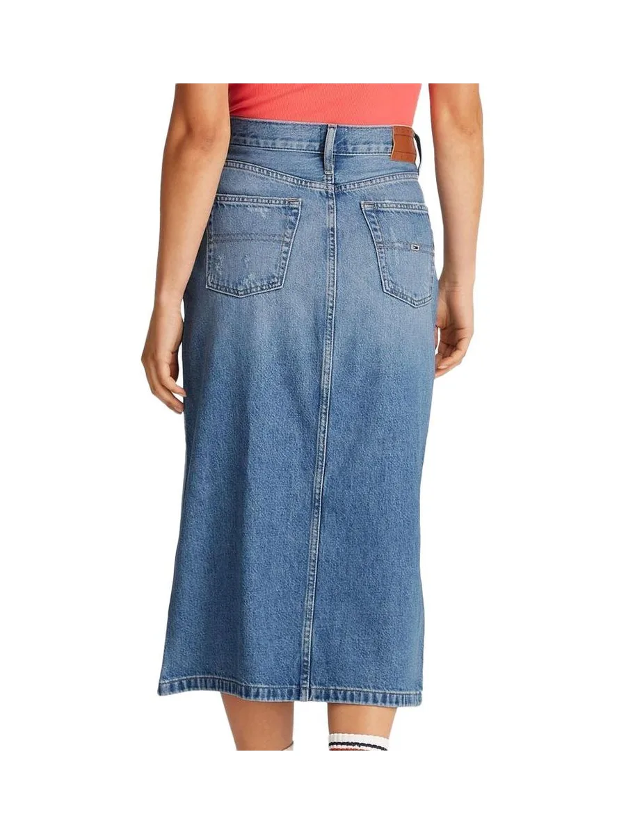 Jupe Longue Bleu Femme Tommy Hilfiger Claire 3