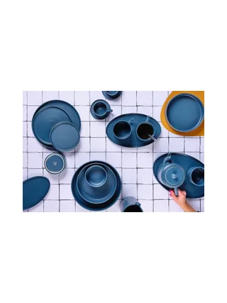 Assiette SCANDI Ø16,5cm - 4 pièces - Marine 6