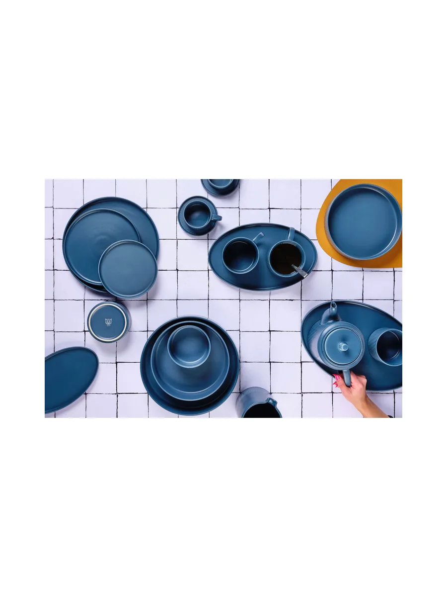 Assiette SCANDI Ø16,5cm - 4 pièces - Marine 6