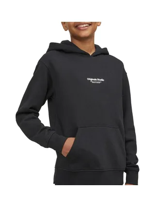 Sweat Noir Garçon Jack & Jones Vester 1