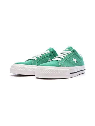 Baskets Vertes Homme Converse One Star Pro 6