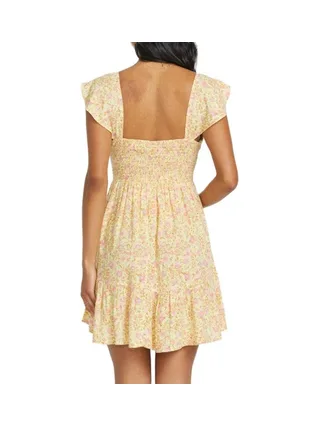 Robe Jaune à Fleurs Femme Billabong Sweet Bouquet 2