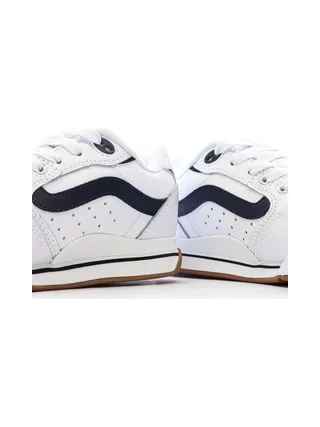 Baskets Blanc/Noir Homme Vans Old Skool Canvas Block B 7