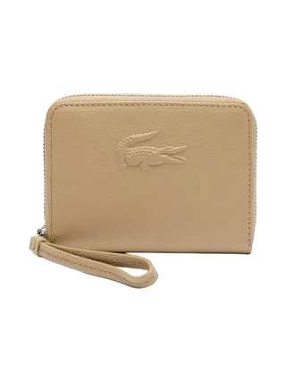 Portefeuille Beige Femme Lacoste Leather 1