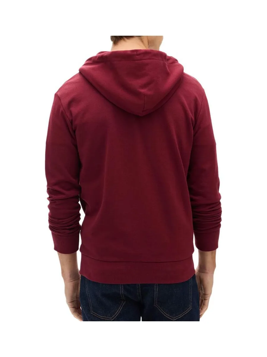 Sweat Zippé Bordeaux Homme Superdry Plain Hood 3
