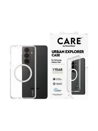 PG CARE Samsung S26+Urban clear/white Qi 2