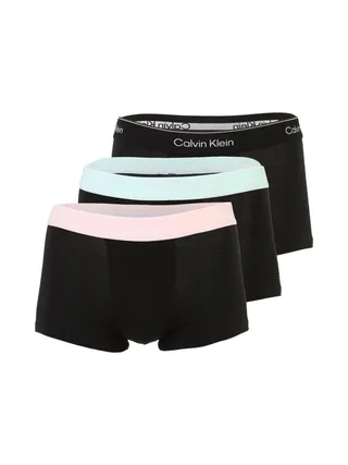 Lot de 3 boxers Noir/Rose/Vert Homme Calvin Klein Jeans Low Rise 1