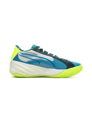 Chaussures de basketball Bleu/Verte Homme Puma All-pro Nitro 2