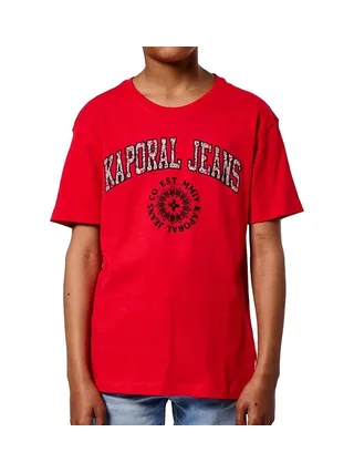T-Shirt Rouge Garçon Kaporal Olla 1