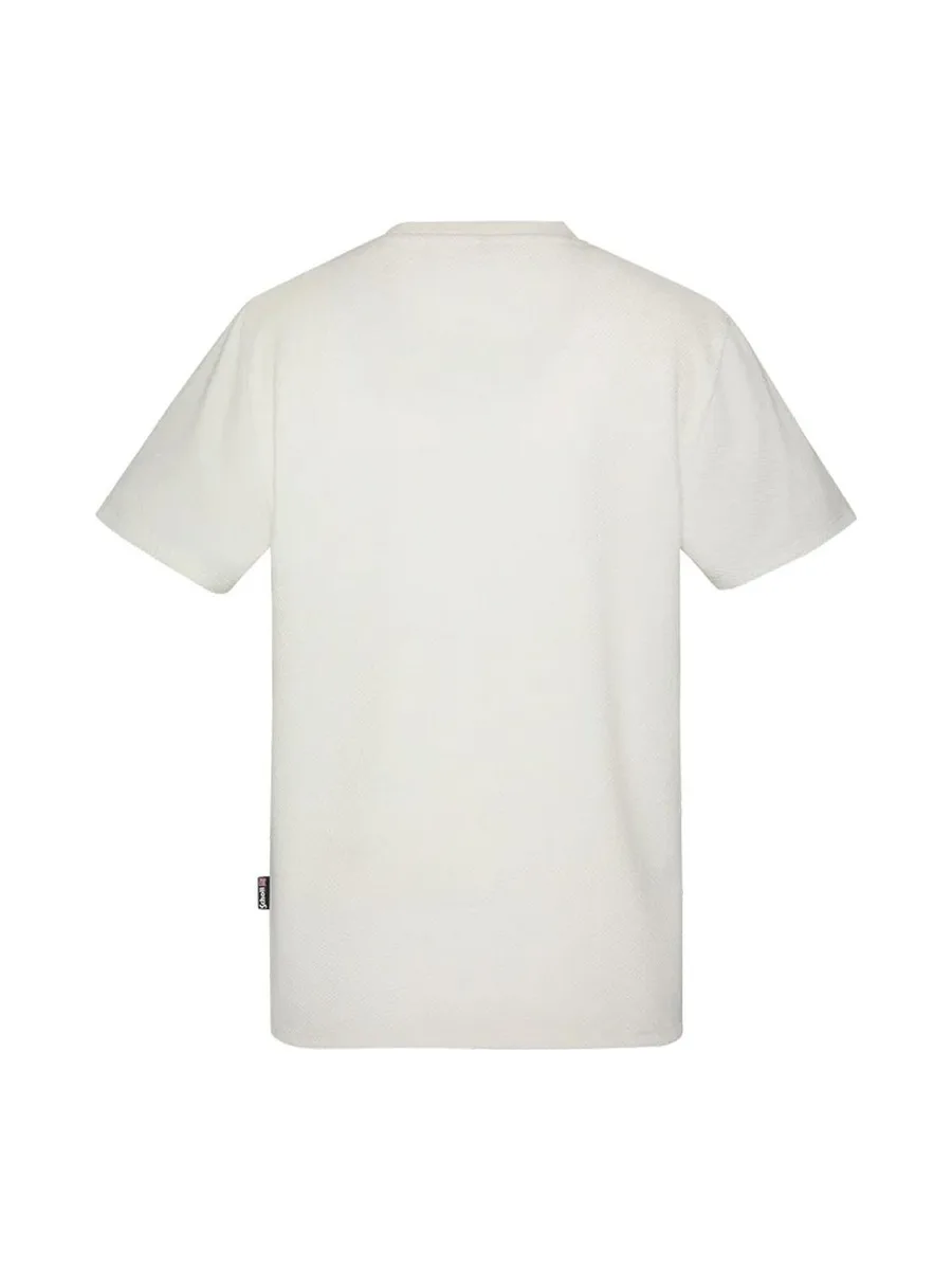 T-Shirt Blanc Homme Schott TSCLAY 4