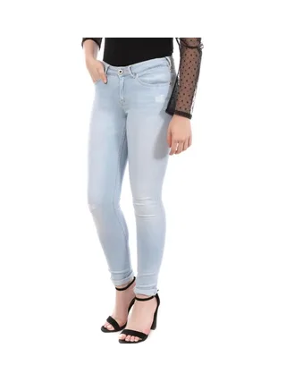 Jean Skinny Bleu clair Femme Scotch & Soda La Bohémienne 1