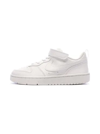 Baskets Blanches Garçon Nike Court Borough Low Recraf PS DV5457 1
