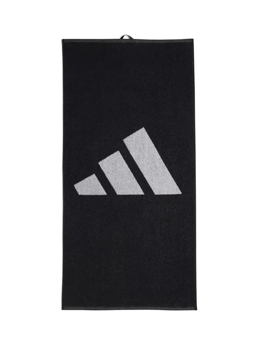 Serviette Noire/Blanche Homme Adidas 3bar Towel Smal 2