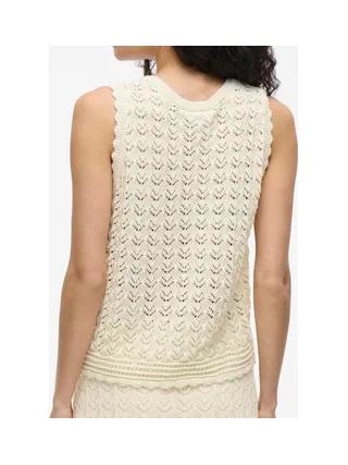 Débardeur Beige Femme Vila Vidolise 2