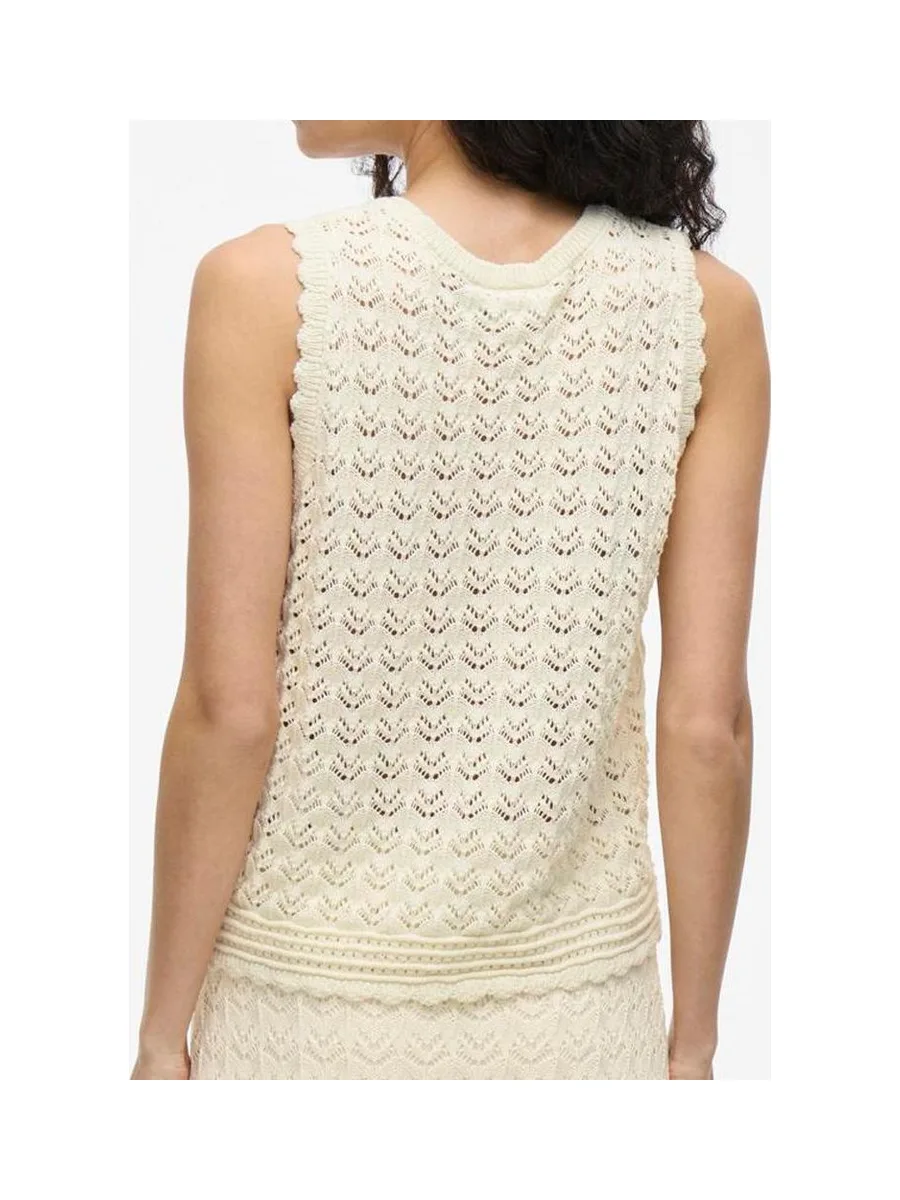 Débardeur Beige Femme Vila Vidolise 3