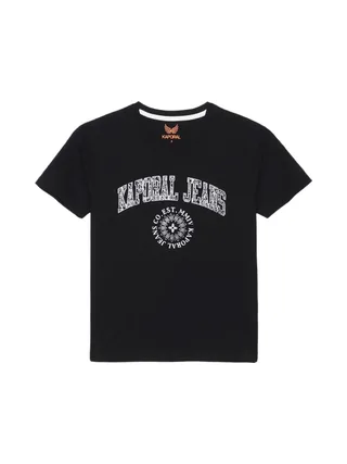 T-Shirt Noir Garçon Kaporal Orion 2