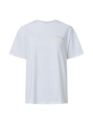 T-Shirt Blanc Femme Pieces Fasty Oversize 1