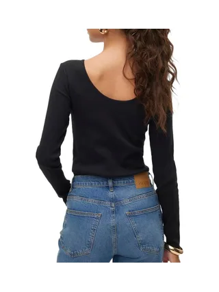 Top Noir Femme Vero Moda Chloe 2