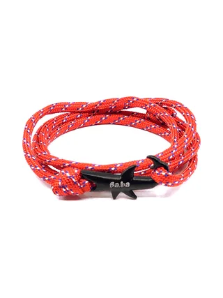 Bracelet Kléber rouge 5