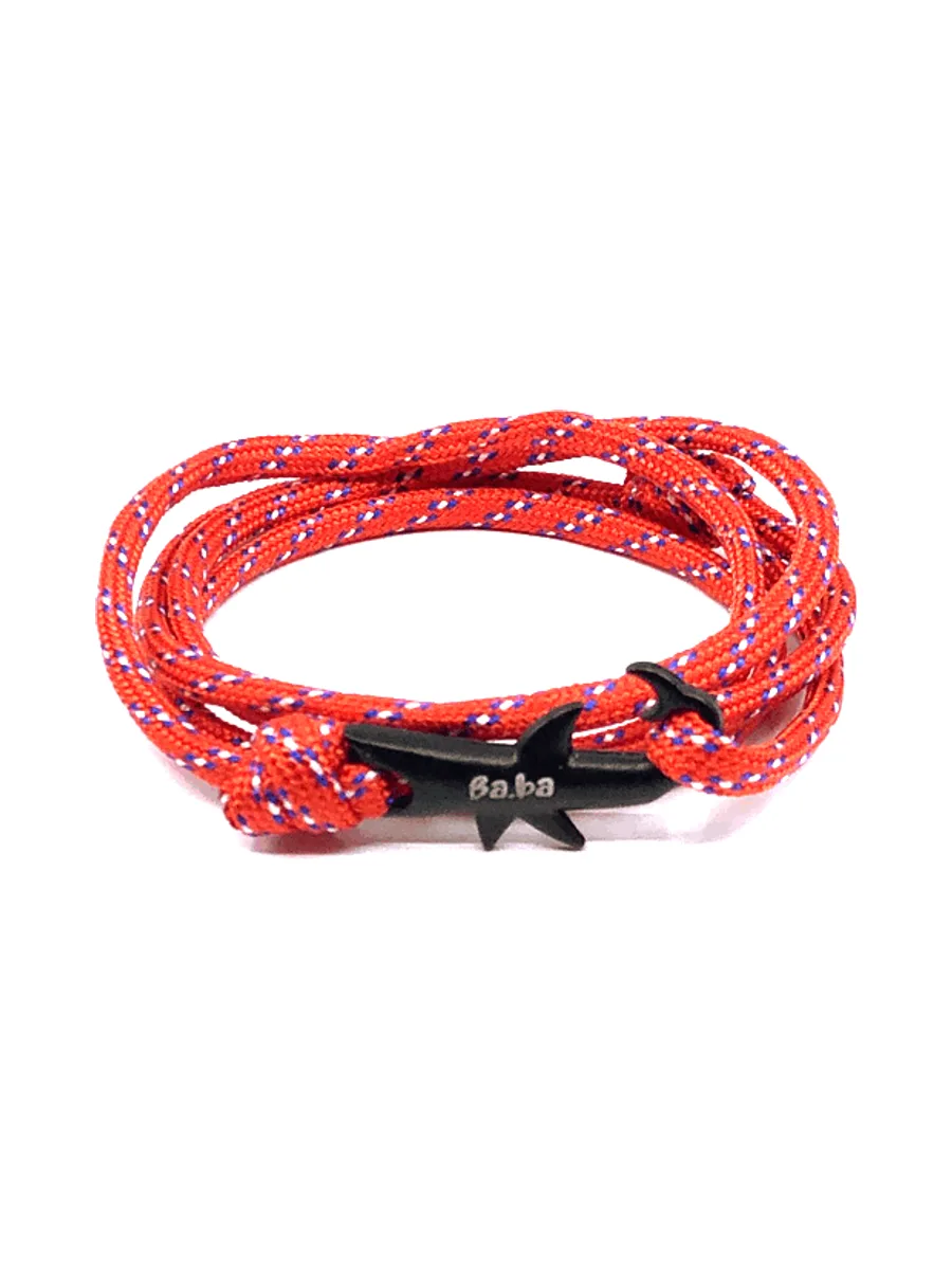 Bracelet Kléber rouge 5