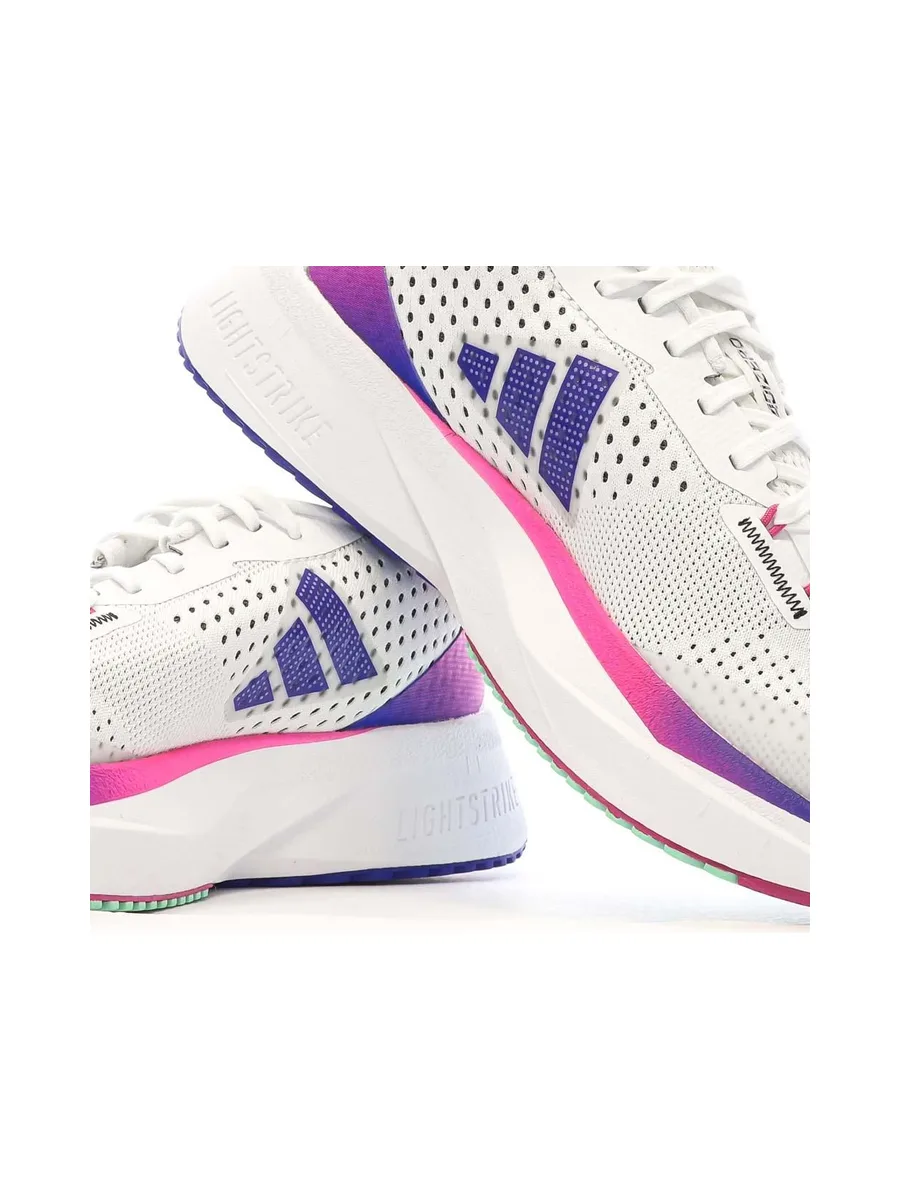 Chaussures de running Blanches/Violettes Fille Adidas Adizero Sl 8