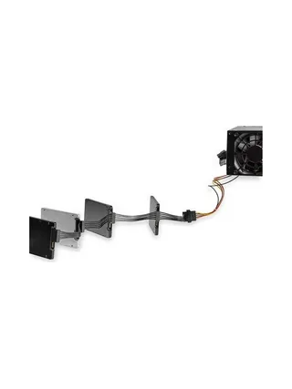 4x SATA Power Splitter Adapter Cable 6
