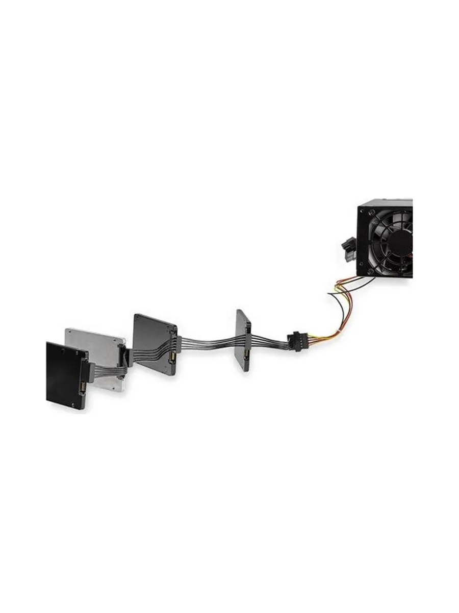 4x SATA Power Splitter Adapter Cable 6