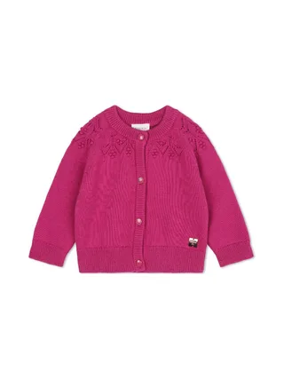 Gilet Fuchsia Bébé Fille Carrément Beau Y30211 1