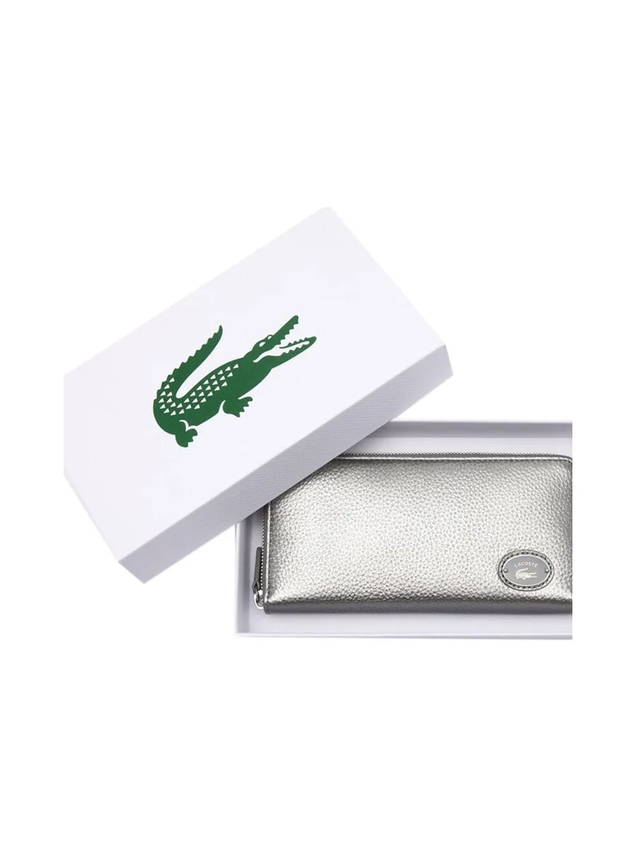 Portefeuille Argenté Femme Lacoste NF3937GZ 3