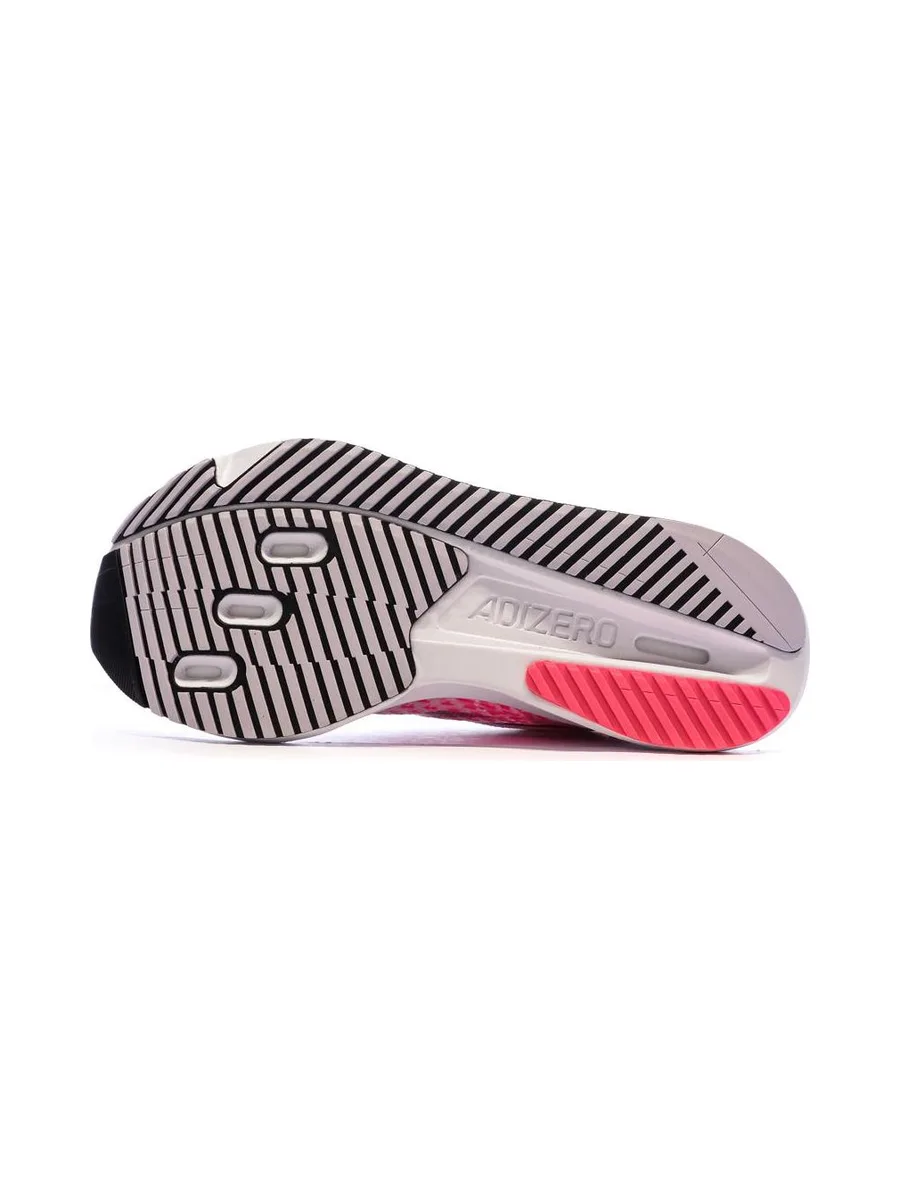 Chaussures de running Blanches/Roses Femme Adidas Adizero 6