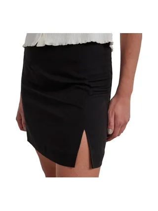 Jupe Noire Femme Pieces Thelma 1