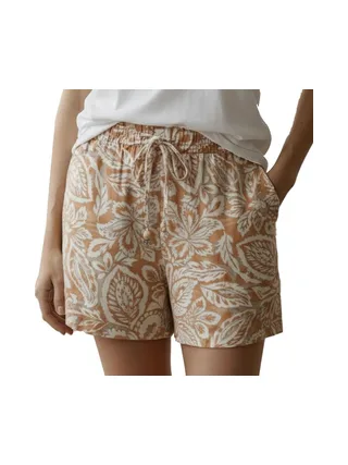 Short Orange/Ecru Femme Vero Moda Nethe 1