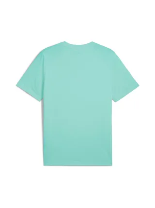 T-Shirt Turquoise Homme Puma Color 2