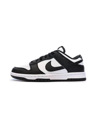 Dunk Low Baskets Blanches/Noires Femme Nike 1