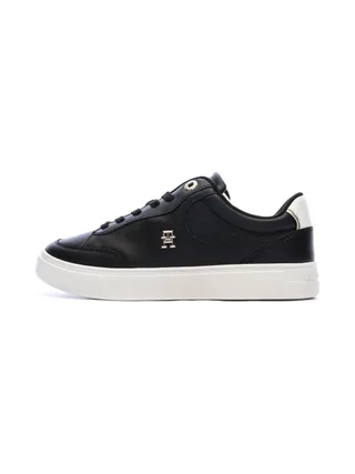 Baskets Noires Femme Tommy Hilfiger Essential Chic Court 1