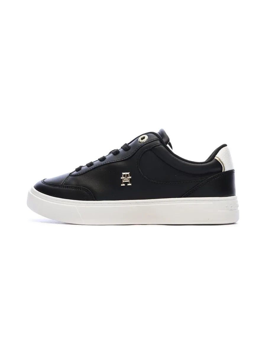 Baskets Noires Femme Tommy Hilfiger Essential Chic Court 2