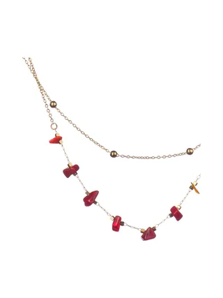 Collier Gilda - Rouge 3