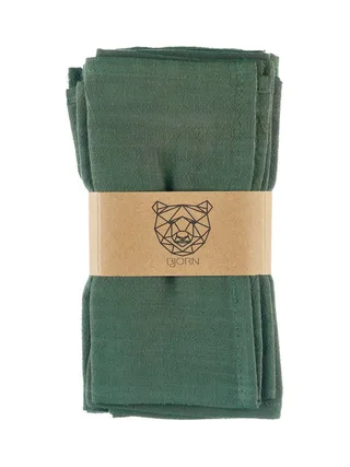 Serviette de table - 6 pièces - Lin et coton blanc crème 77