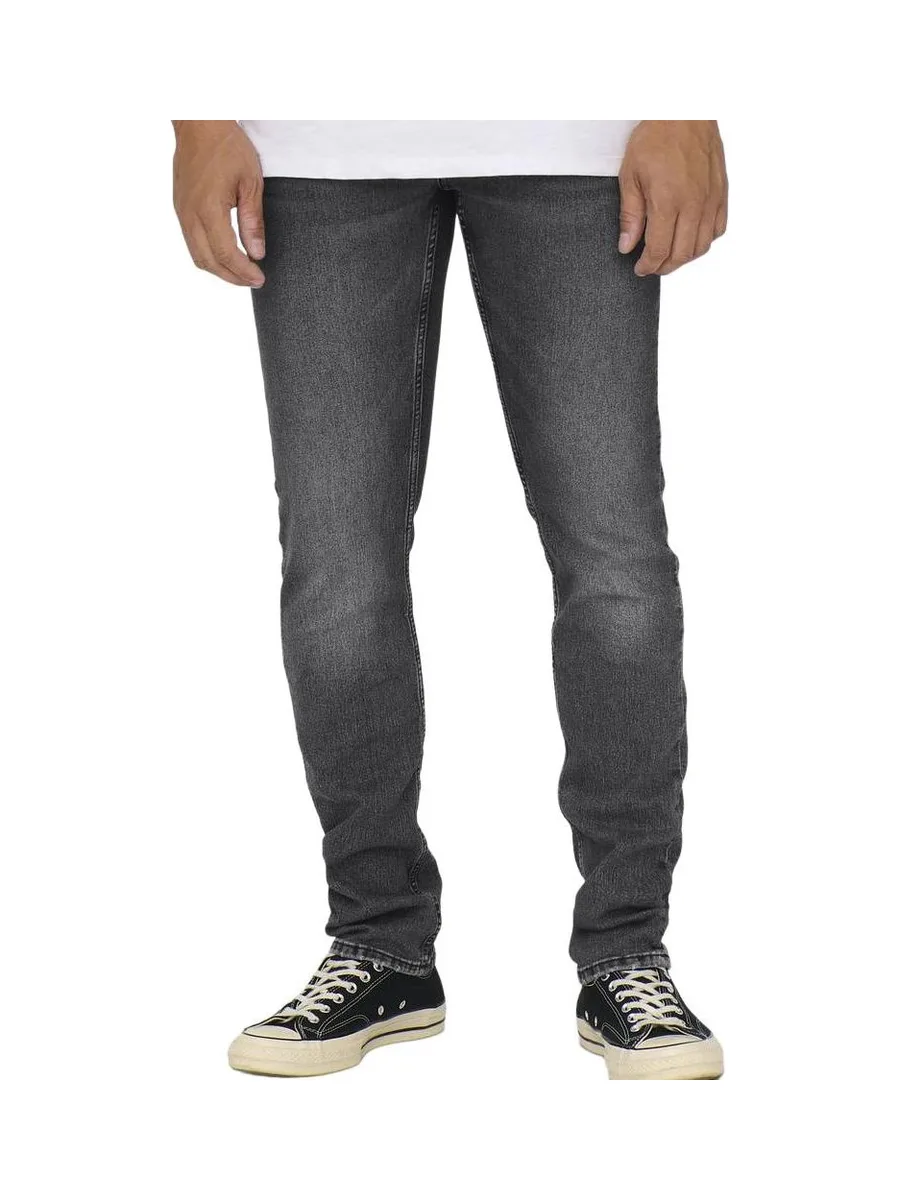 Jean Regular Fit Gris Homme Only & Sons Weft 9407 2