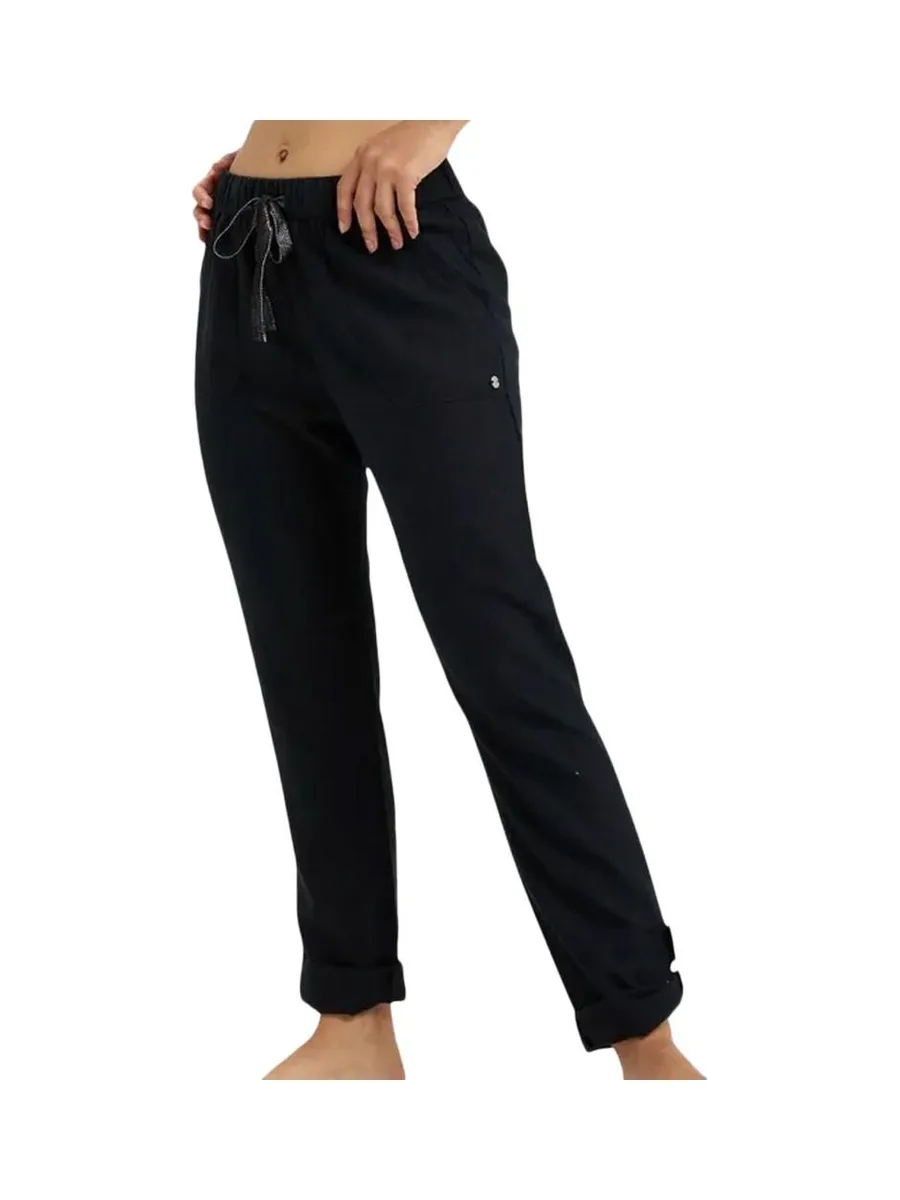 Pantalon fluide Noir Femme Roxy The Seashor 1