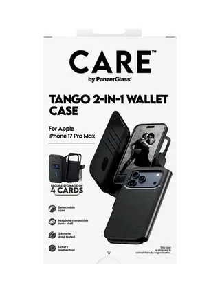 PanzerGlass CARE™ by ® Tango 2-in-1 Wallet Case w. MagSafe iPhone 17 Pro Max mobile phone case 3