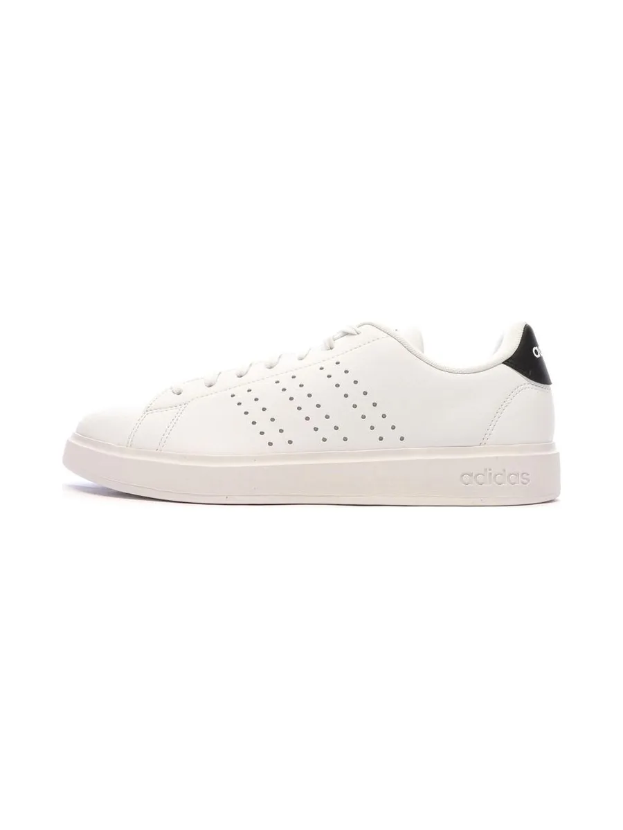 Baskets Blanches/Noir Homme Adidas Advantage 2.0 2