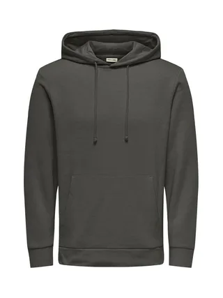 Sweat à capuche Kaki Homme Only & Sons Hood 1