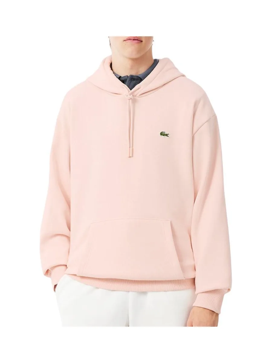 Sweat à Capuche Rose Pâle Homme Lacoste 2
