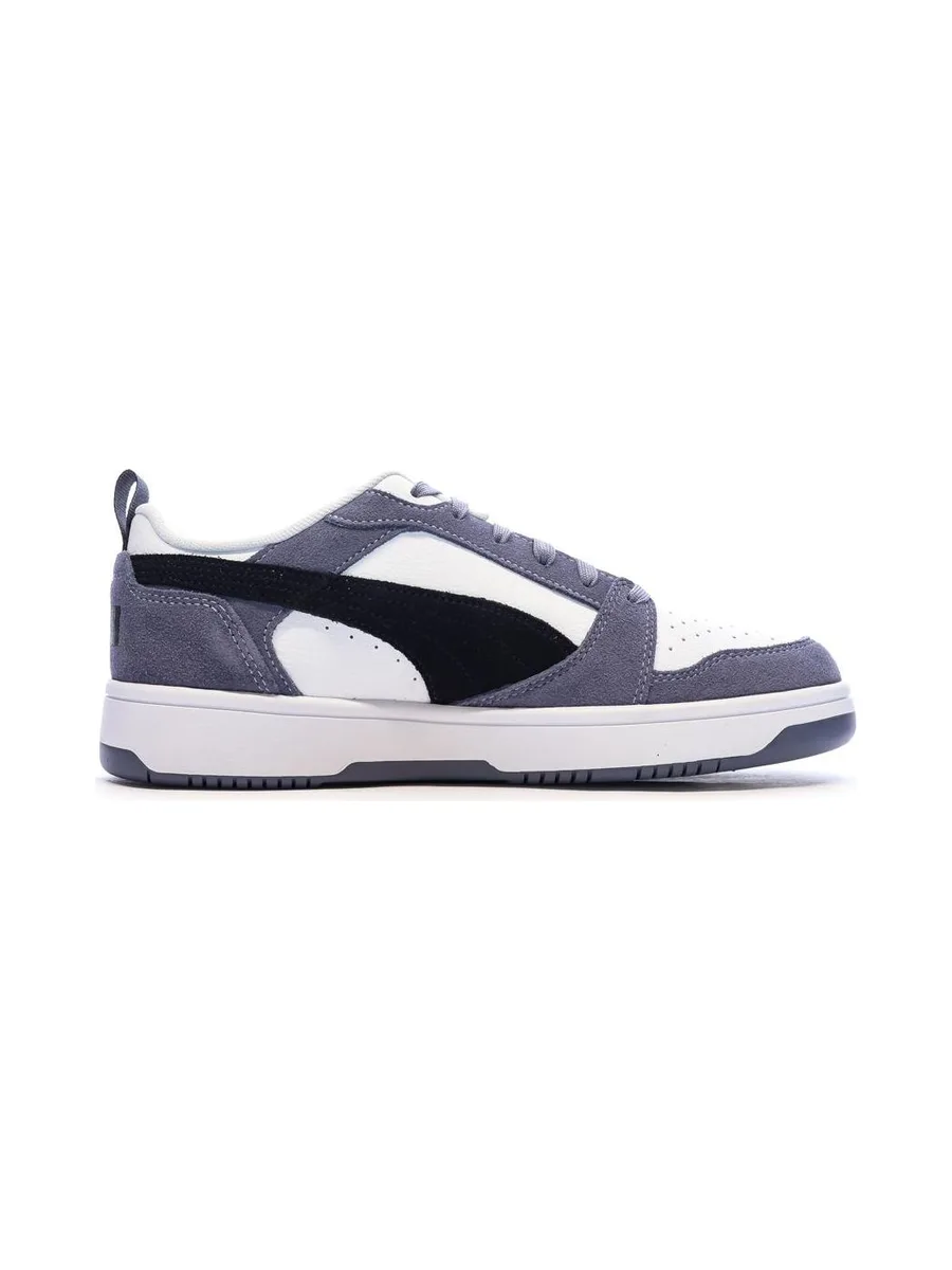 Baskets Blanches/Noires/Bleu Mixte Puma Caven 2.0 3